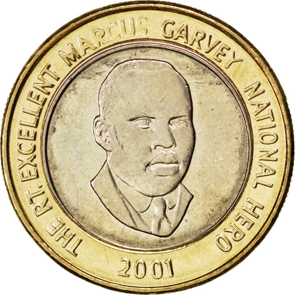 Jamaica Coin | 20 Dollars Coin | Marcus Garvey | KM182 | 2000 - 2008