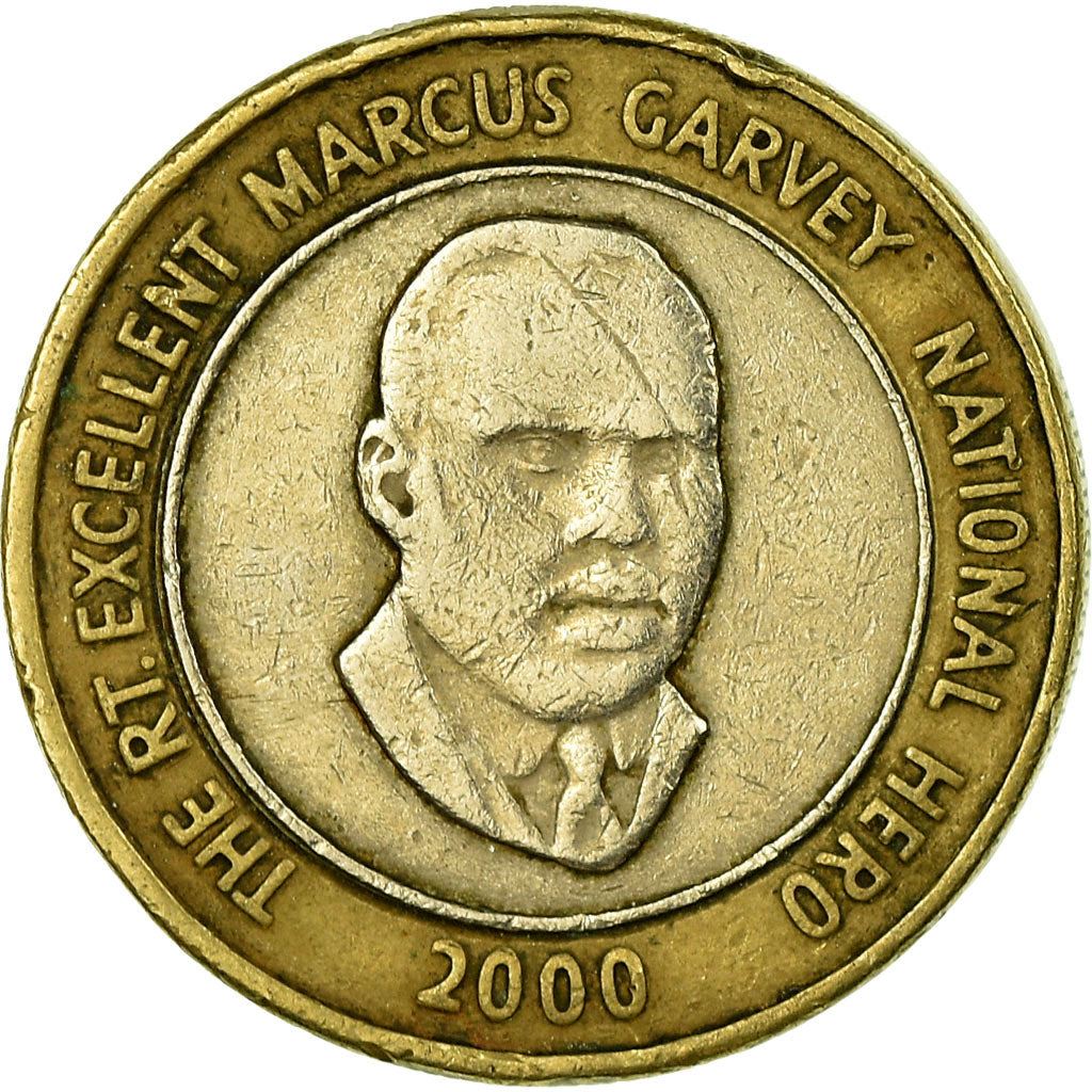 Jamaica Coin | 20 Dollars Coin | Marcus Garvey | KM182 | 2000 - 2008