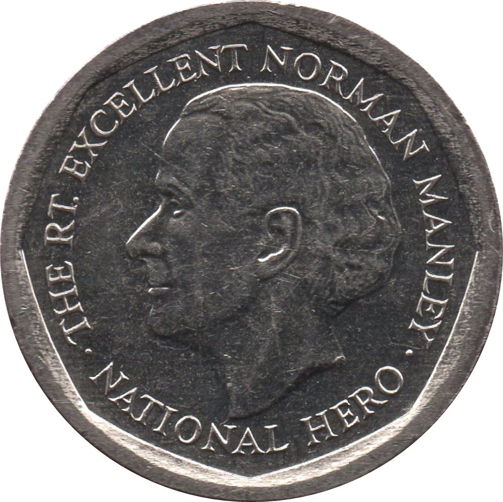 Jamaica Coin | 5 Dollars Coin | Norman Manley | KM163 | 1994 - 2018