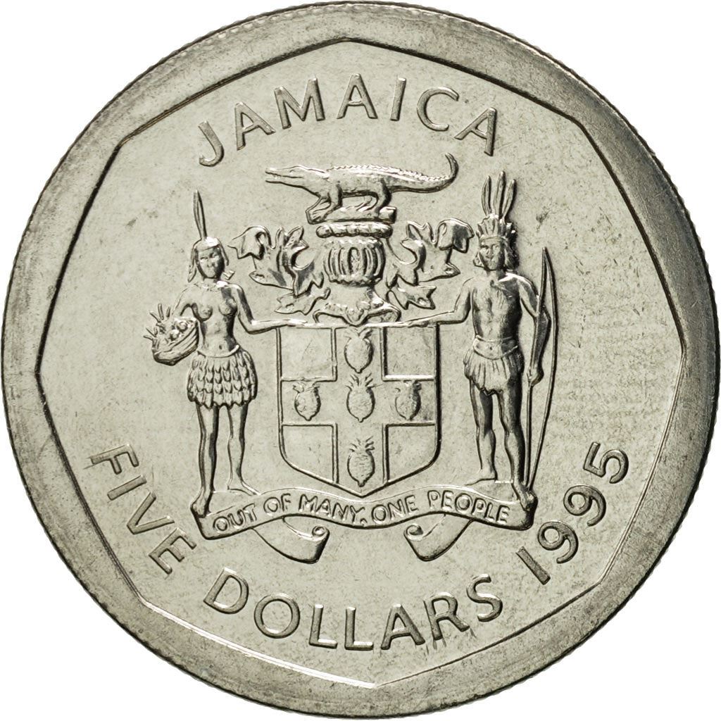 Jamaica Coin | 5 Dollars Coin | Norman Manley | KM163 | 1994 - 2018