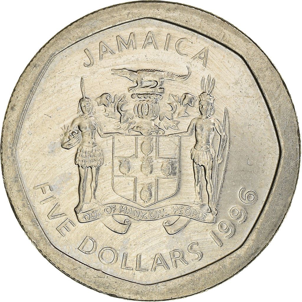 Jamaica Coin | 5 Dollars Coin | Norman Manley | KM163 | 1994 - 2018