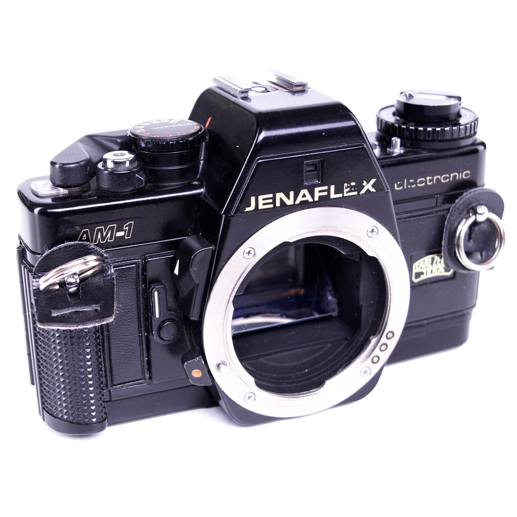 Jenaflex AM-1 Camera | Prakticar 28mm f2.8 lens | Black | DDR | B mount | 1985