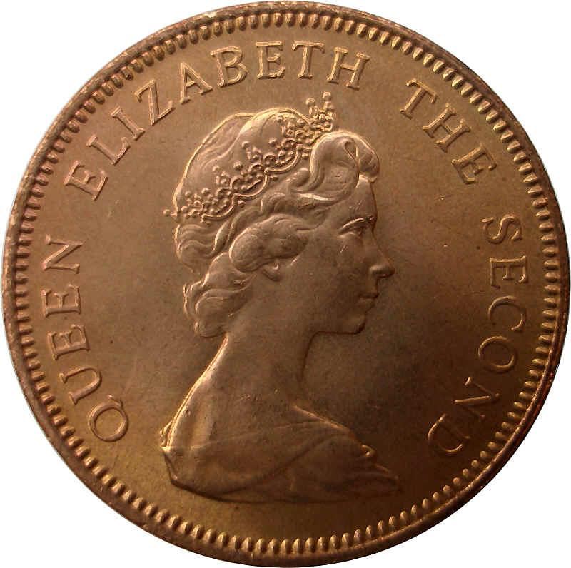 Jersey 1 Penny Coin | Queen Elizabeth II | KM46 | 1981