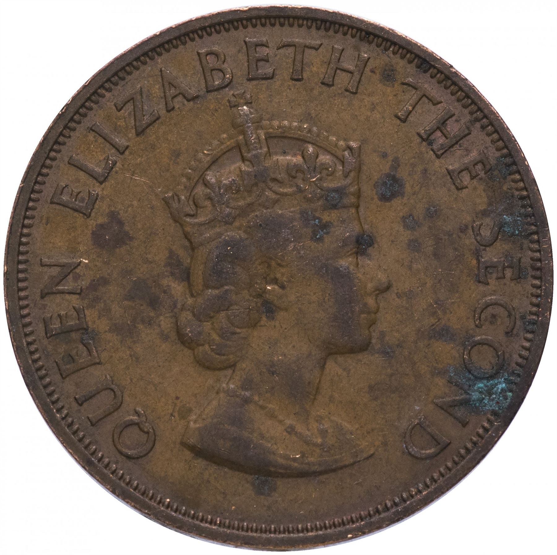 Jersey 1/12 Shilling Coin | Queen Elizabeth II | Hastings Battle | Lion | Shield | KM26 | 1966