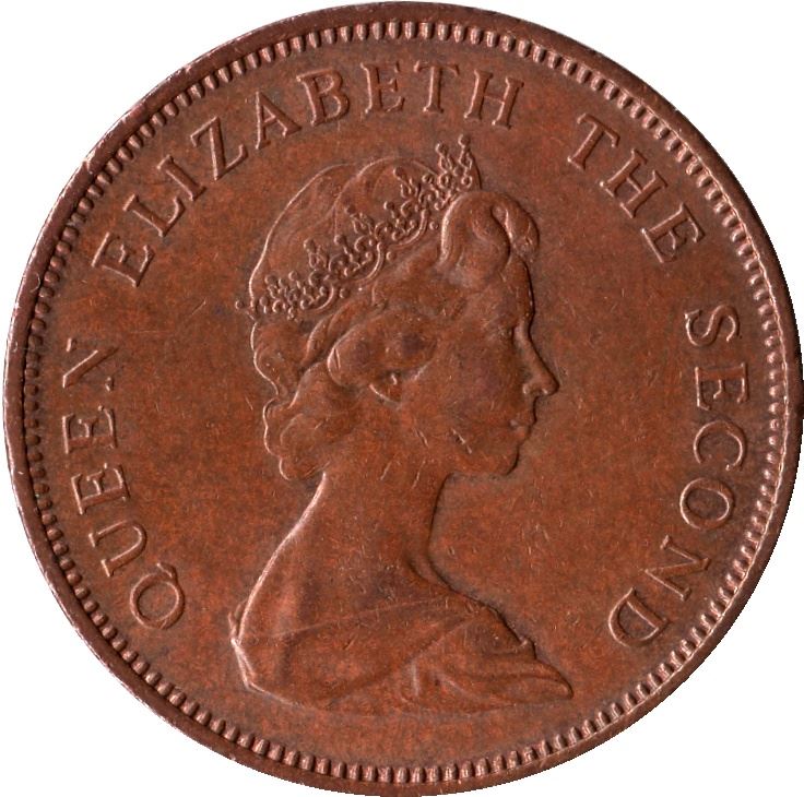 Jersey 2 New Pence Coin | Queen Elizabeth II | Shield | KM31 | 1971 - 1980