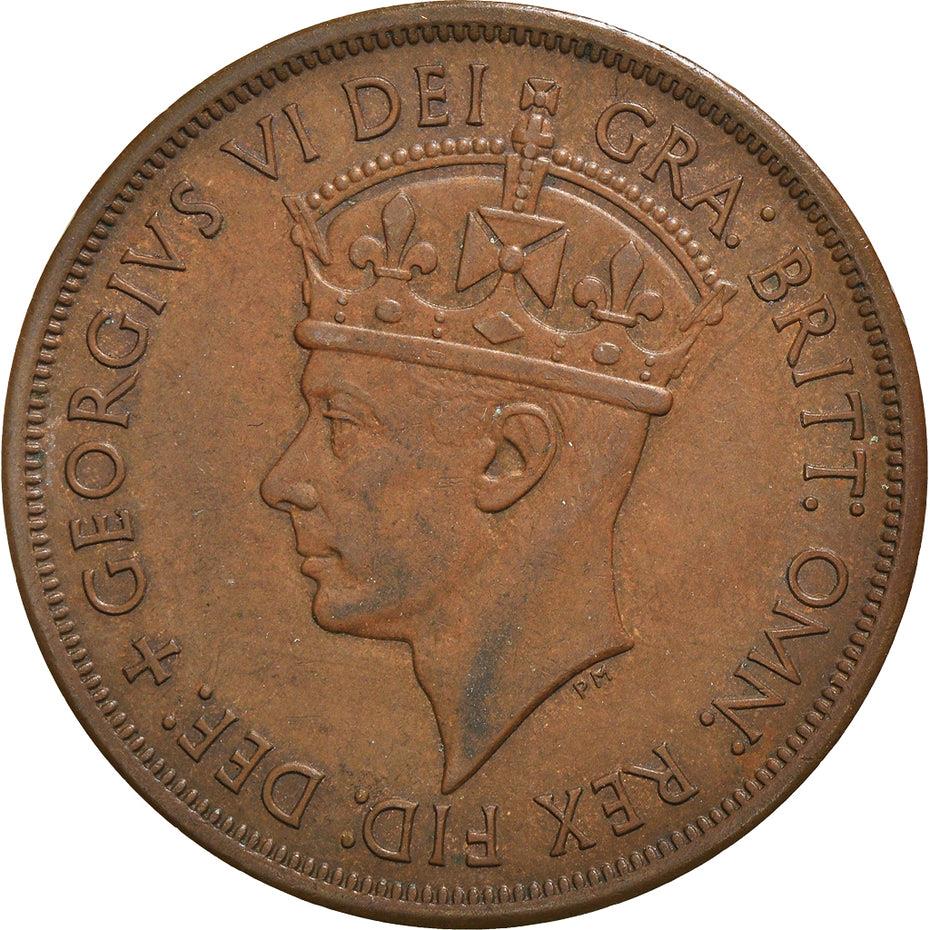 Jersey Coin Islander 1/12 Shilling | King George VI | Liberation | Shield | KM19 | 1949 - 1952