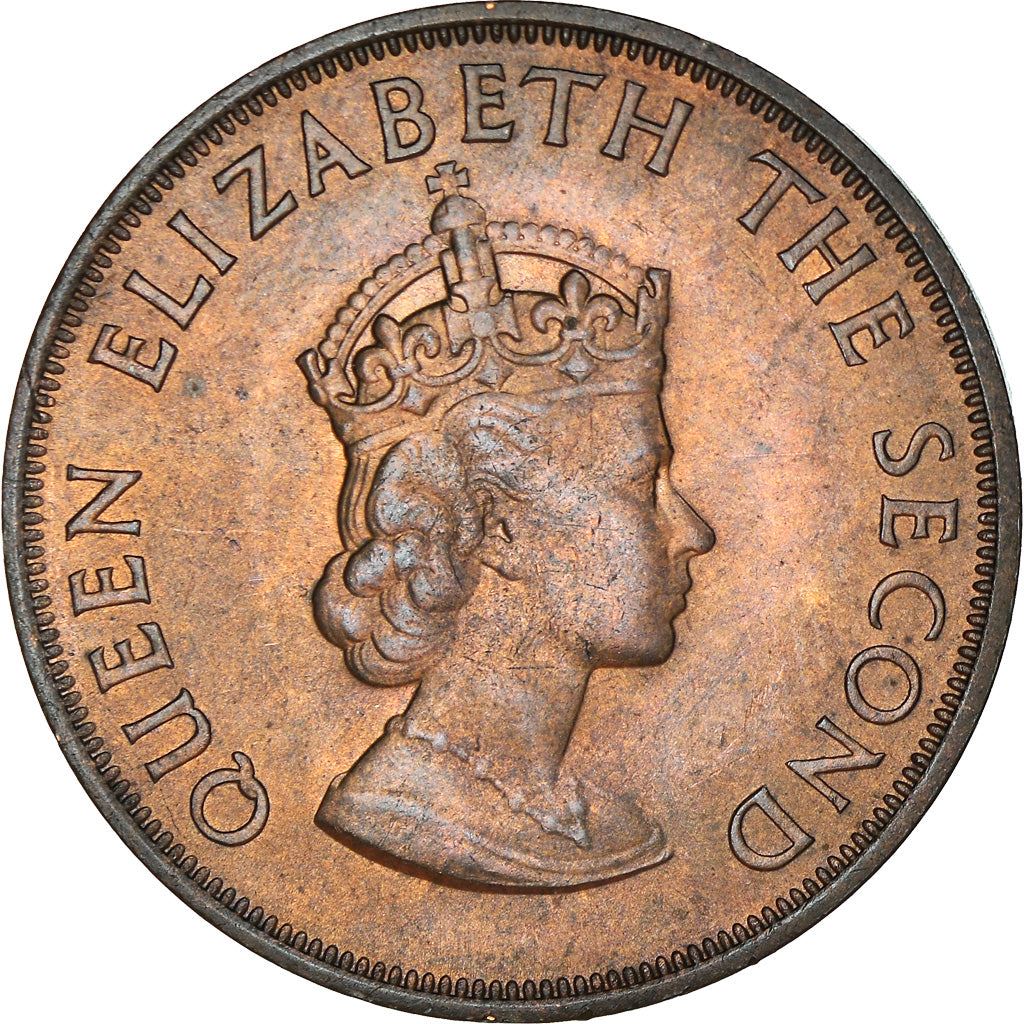 Jersey Coin Islander 1/12 Shilling | Queen Elizabeth II | Lions | Shield | KM23 | 1960