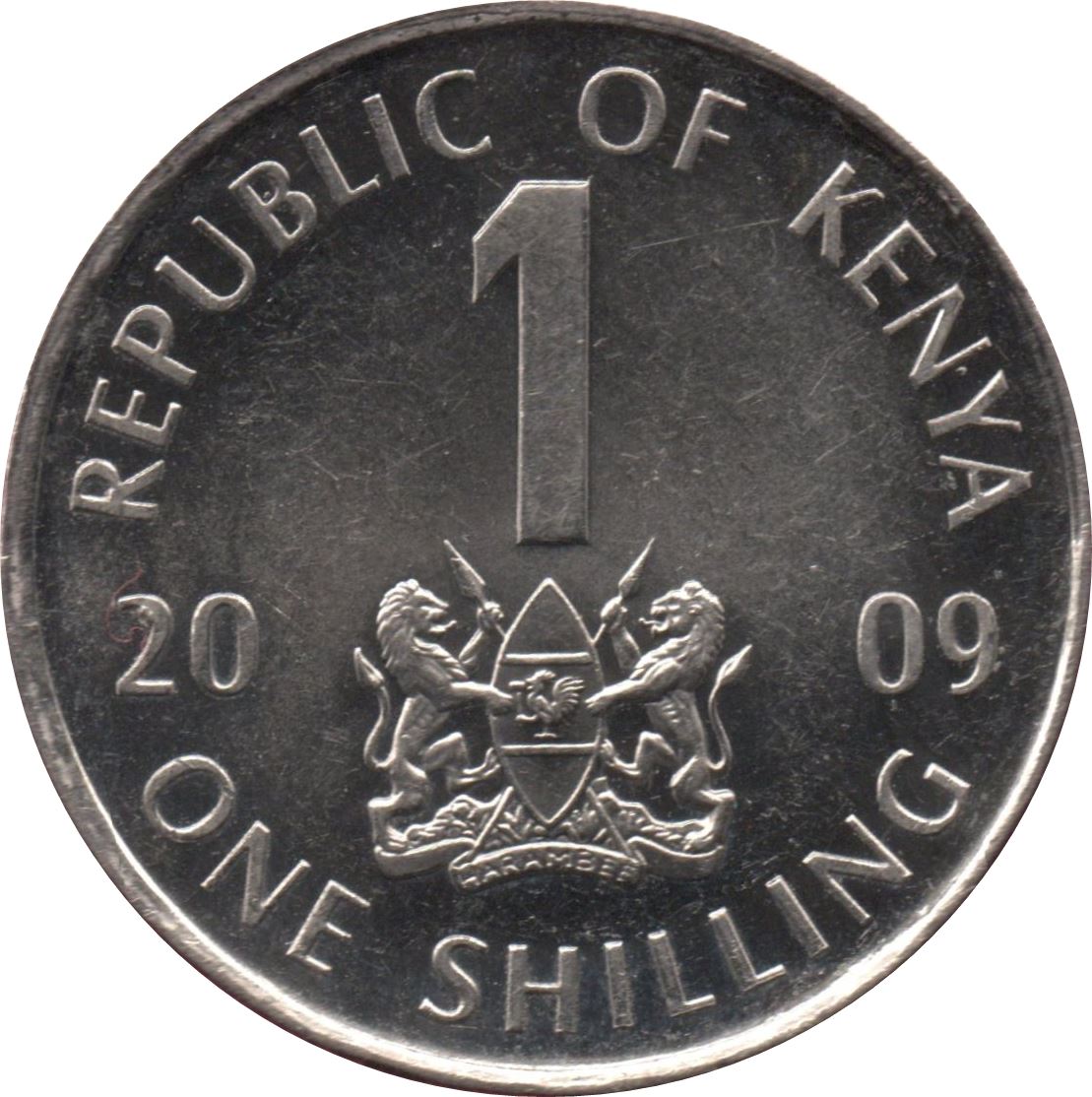 Kenya 1 Shilling | Mzee Jomo Kenyata Coin | KM34 | 2005 - 2010