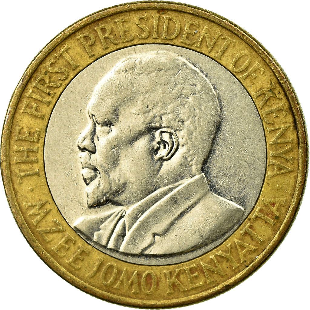 Kenya 10 Shillings | Mzee Jomo Kenyatta Coin | KM35.2 | 2010