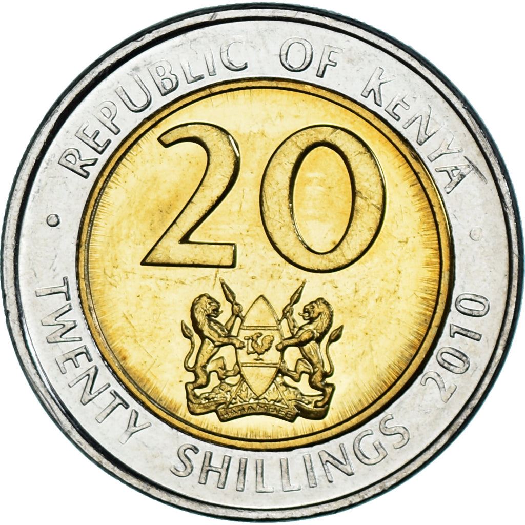 Kenya 20 Shillings | Mzee Jomo Kenyatta Coin | KM36.2 | 2010