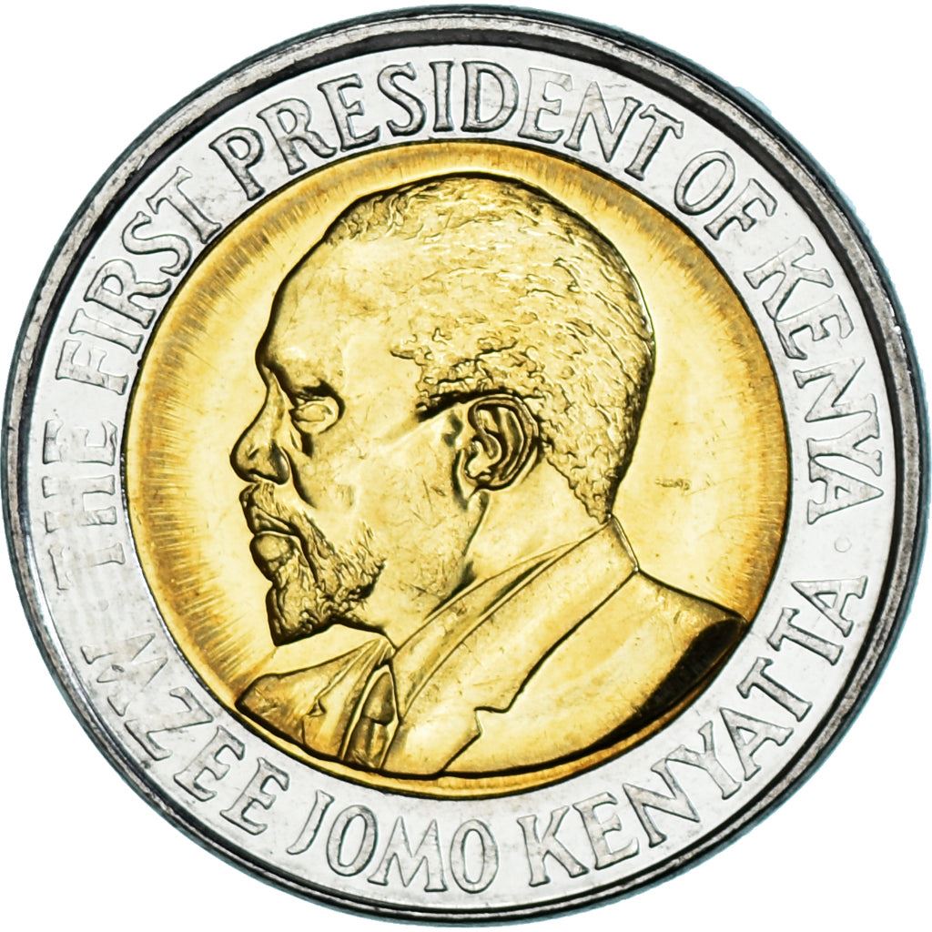 Kenya 20 Shillings | Mzee Jomo Kenyatta Coin | KM36.2 | 2010