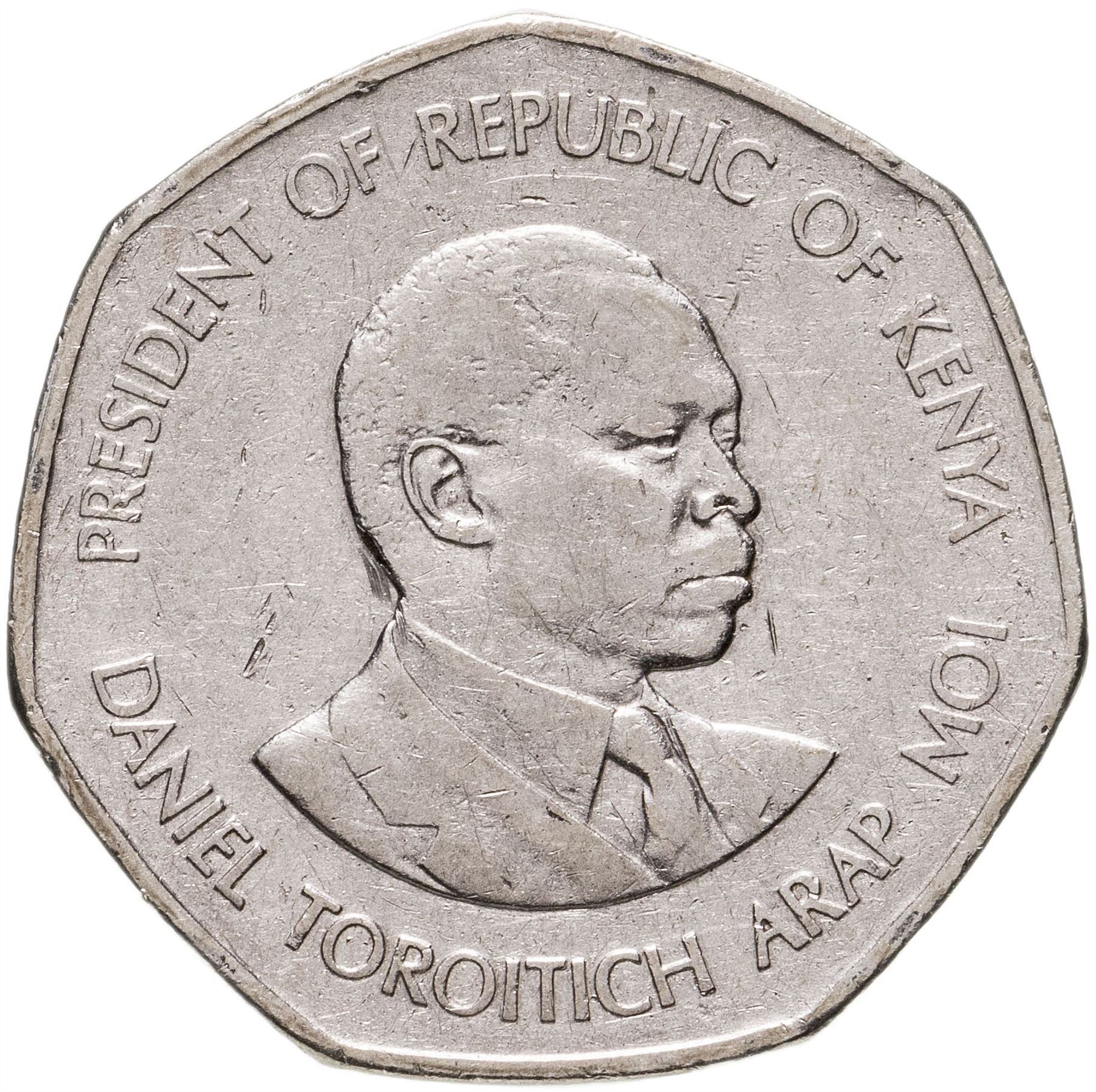 Kenya 5 Shillings Coin | KM23a | 1994