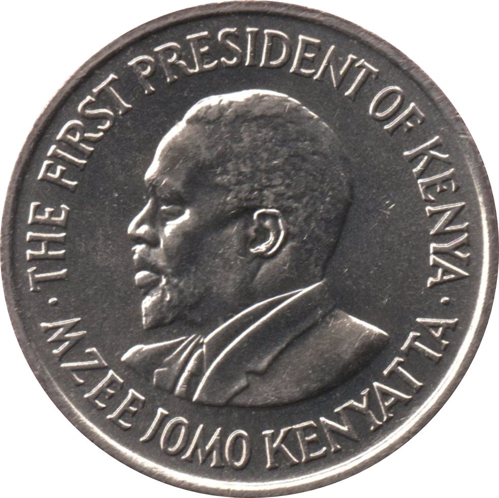 Kenya 50 Cents | Mzee Jomo Kenyatta Coin | KM13 | 1969 - 1978