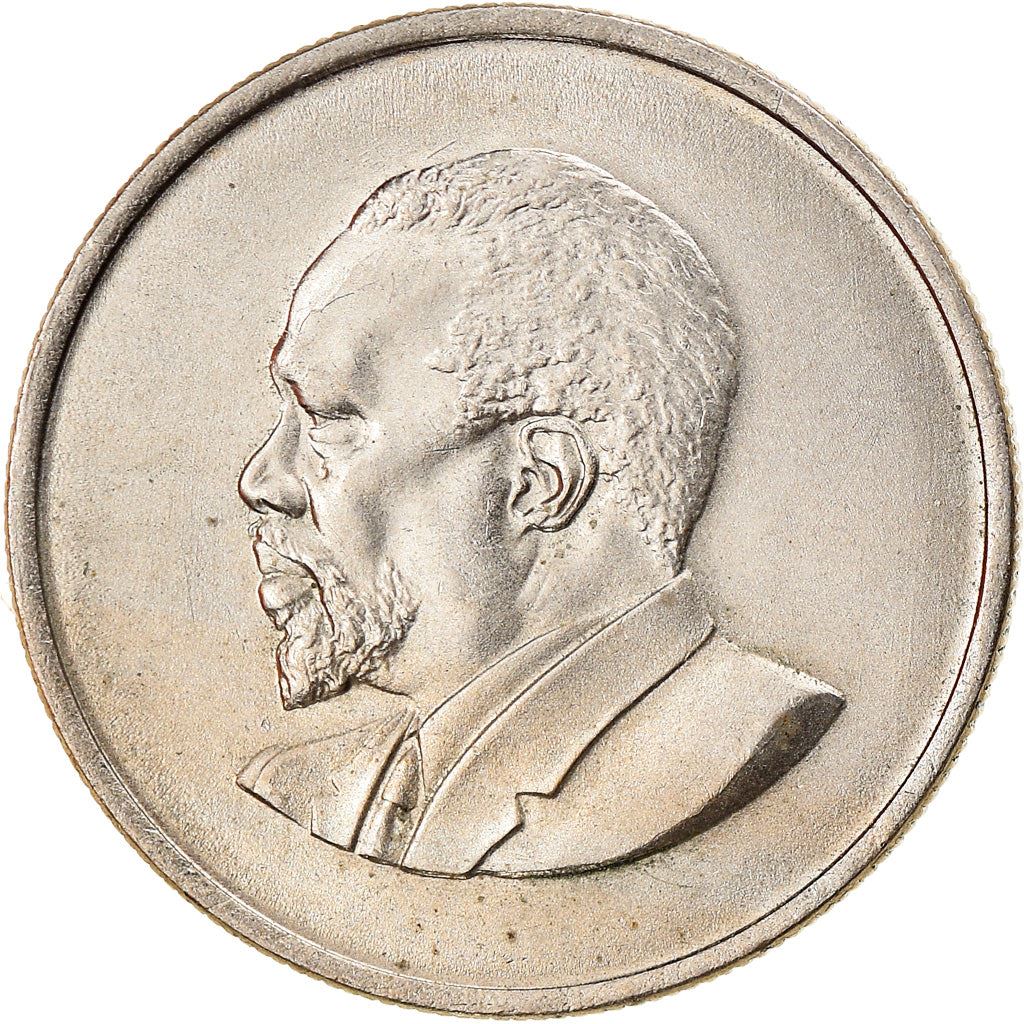 Kenya 50 Cents | Mzee Jomo Kenyatta Coin | KM4 | 1966 - 1968