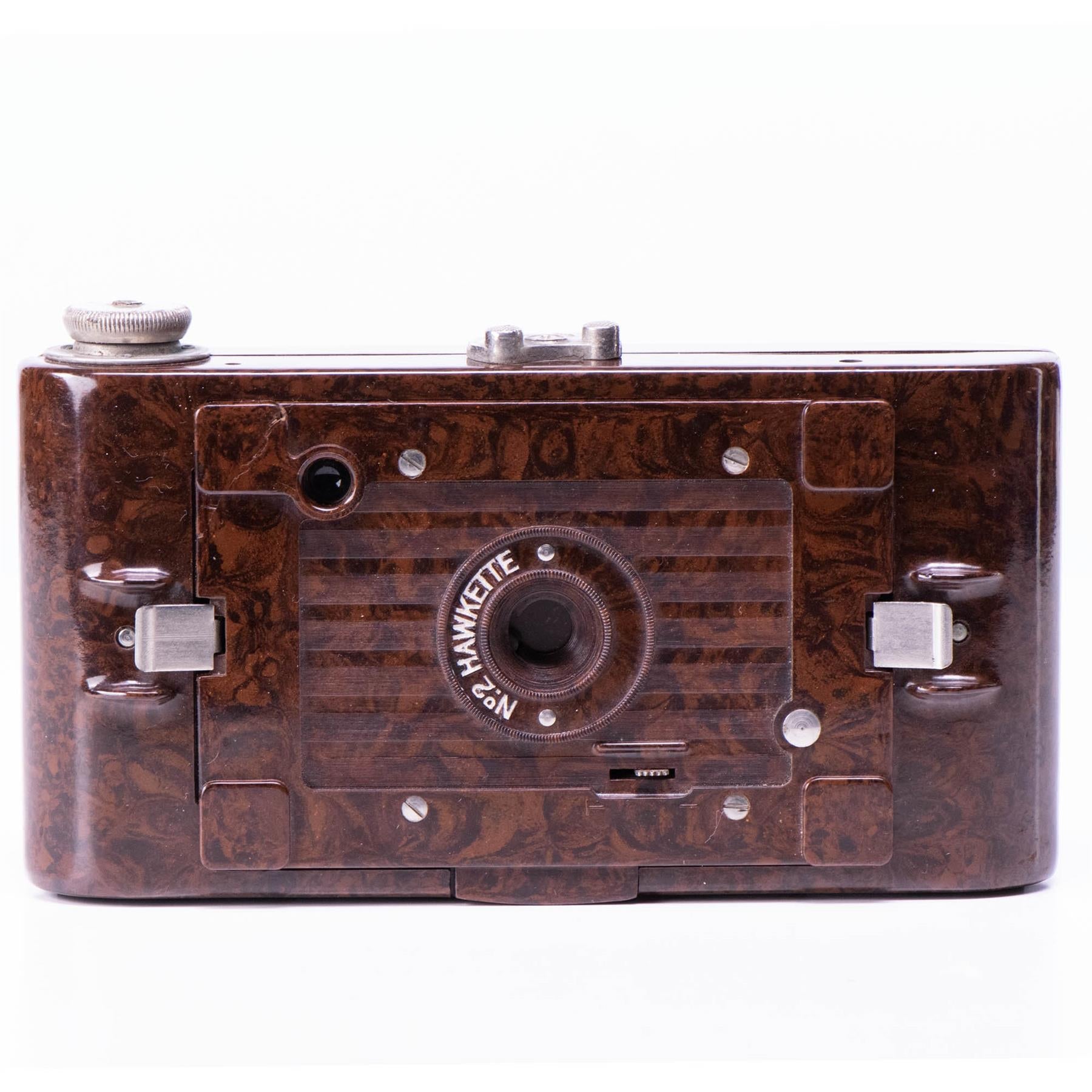 Kodak No. 2 Hawkette Camera | 105mm lens | Bakelite brown | Great Britain | 1930