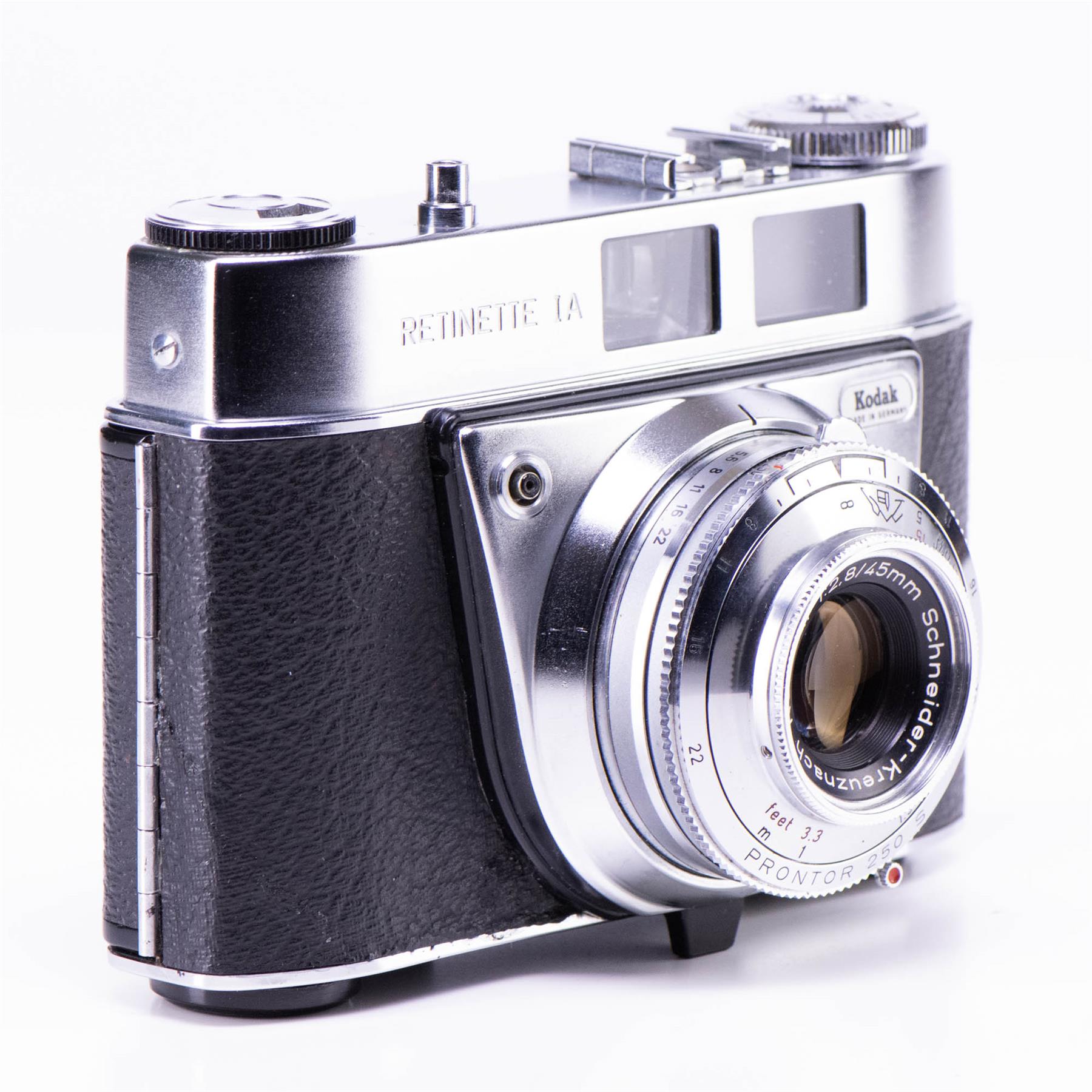 Kodak Retinette 1A Camera | Reomar 45mm f2.8 lens | White | Germany 1959 - 1966