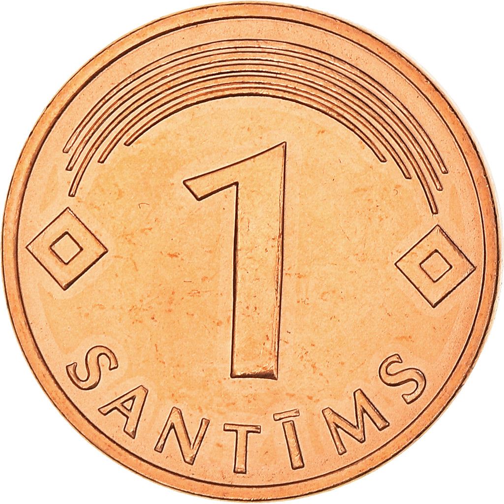 Latvia Coin Latvian 1 Santims | KM15 | 1992 - 2008