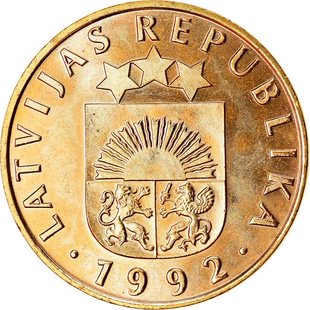 Latvia Coin Latvian 20 Santimu | KM22.1 | 1992 - 2009