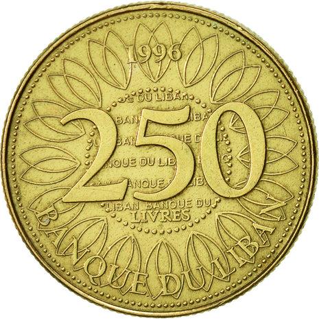 Lebanon Coin 250 Līrah | Cedar Tree | KM36 | 1995 - 2003