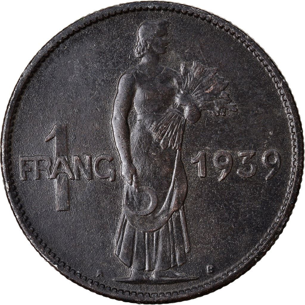 Luxembourg | 1 Franc Coin | Charlotte | KM44 | 1939