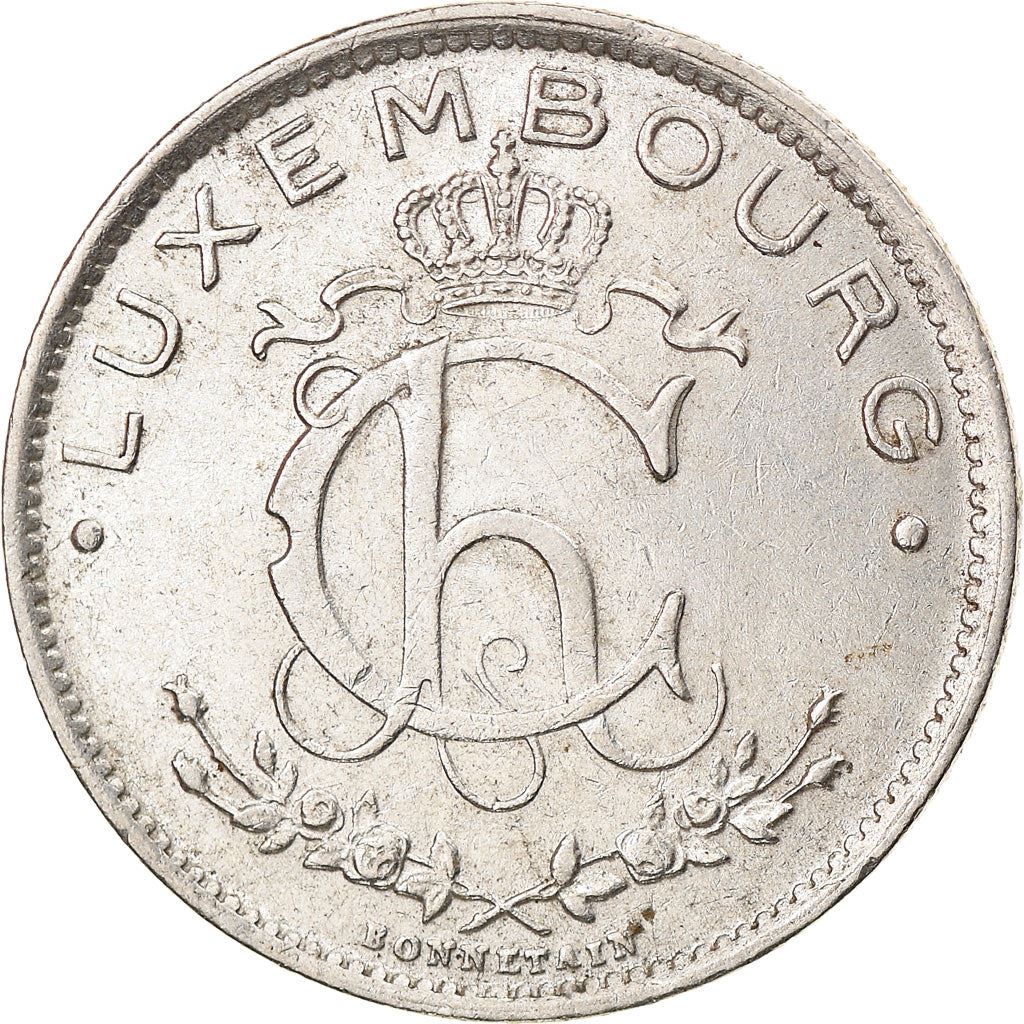 Luxembourg 1 Franc Coin | Grand Duchess Charlotte | 1924 - 1935