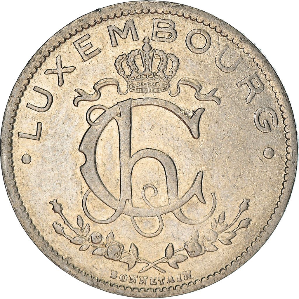 Luxembourg 1 Franc Coin | Grand Duchess Charlotte | 1924 - 1935