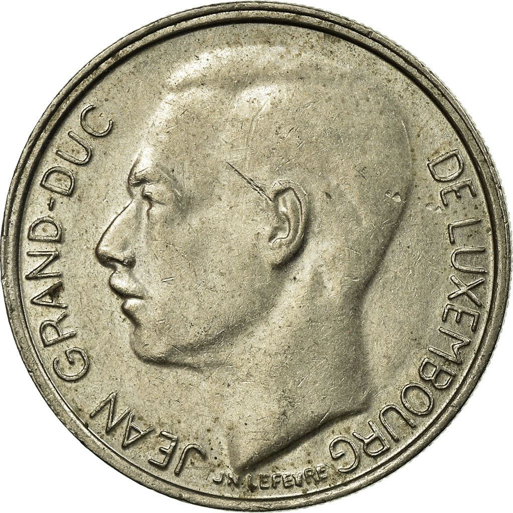 Luxembourg 1 Franc Coin | Prince Jean | KM59 | 1986 - 1987