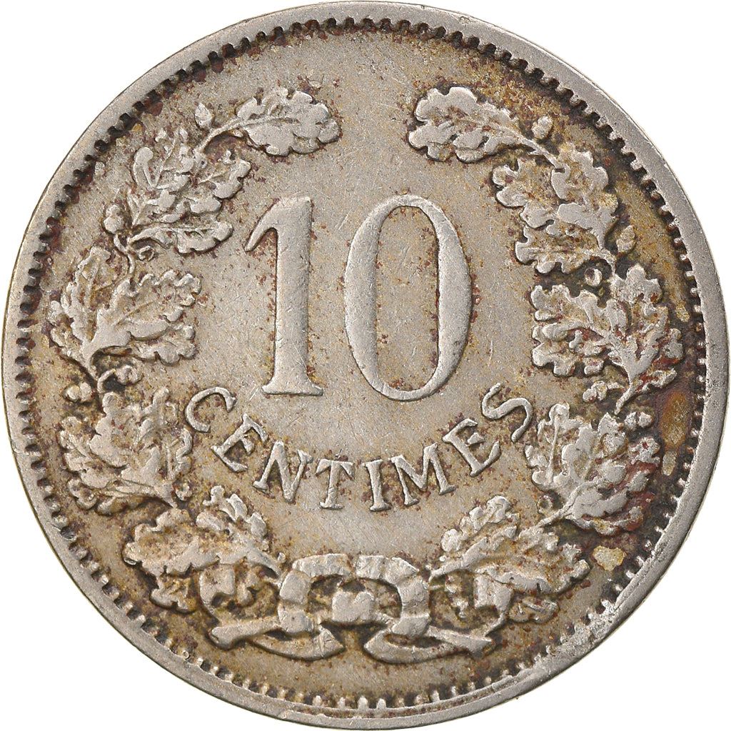 Luxembourg | 10 Centimes Coin | Adolphe | KM25 | 1901