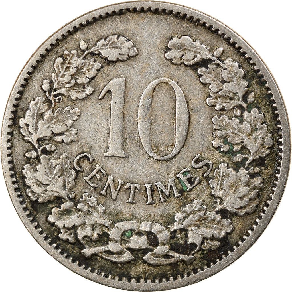 Luxembourg | 10 Centimes Coin | Adolphe | KM25 | 1901