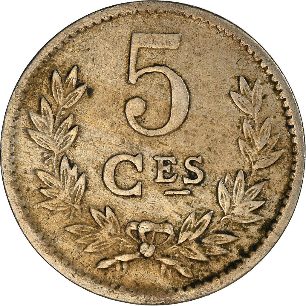 Luxembourg | 5 Centimes Coin | Charlotte | KM33 | 1924