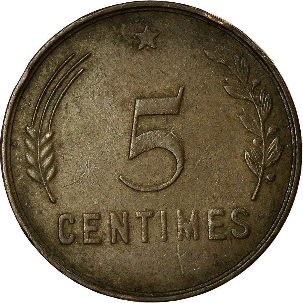 Luxembourg 5 Centimes Coin | Grand Duchess Charlotte | 1930