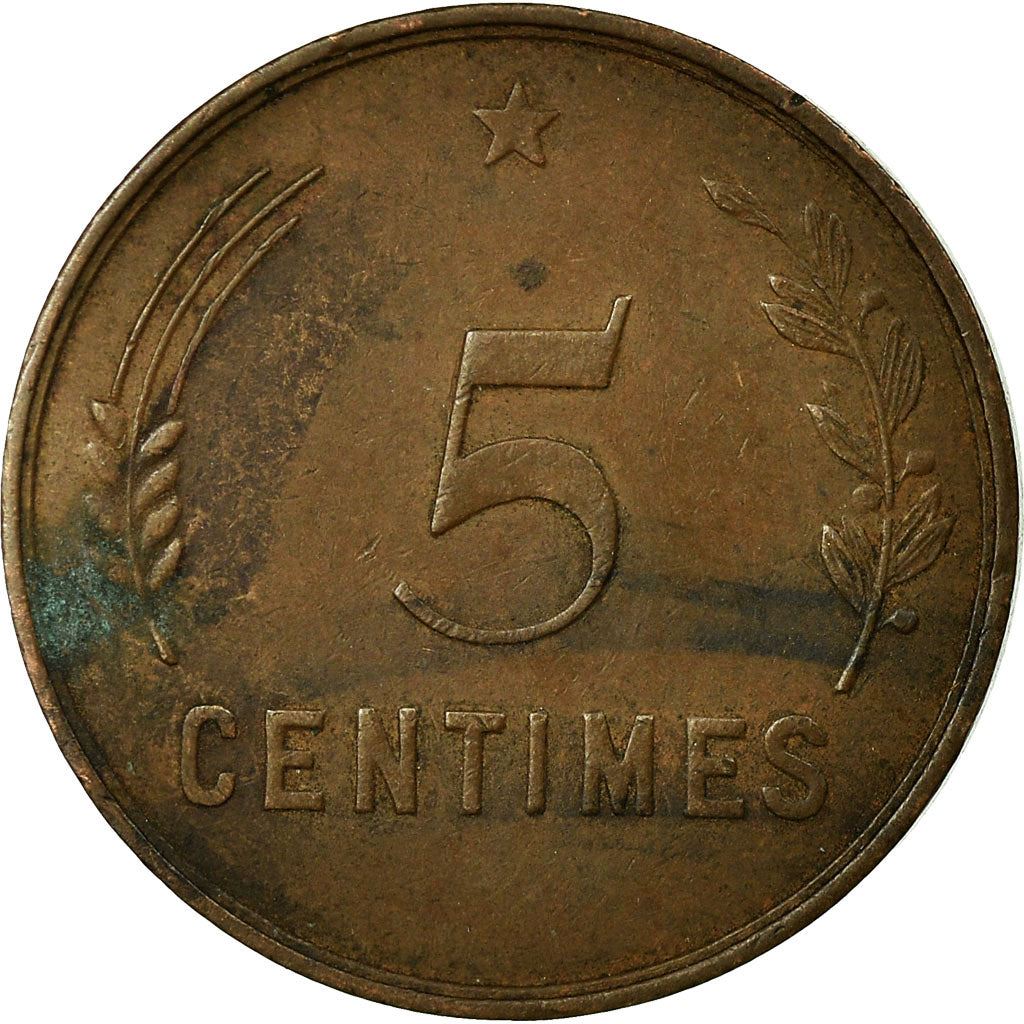 Luxembourg 5 Centimes Coin | Grand Duchess Charlotte | 1930