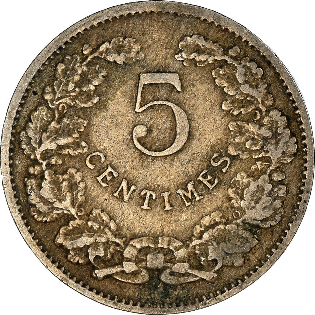 Luxembourg | 5 Centimes Coin | Guillaume IV | William IV | KM26 | 1908