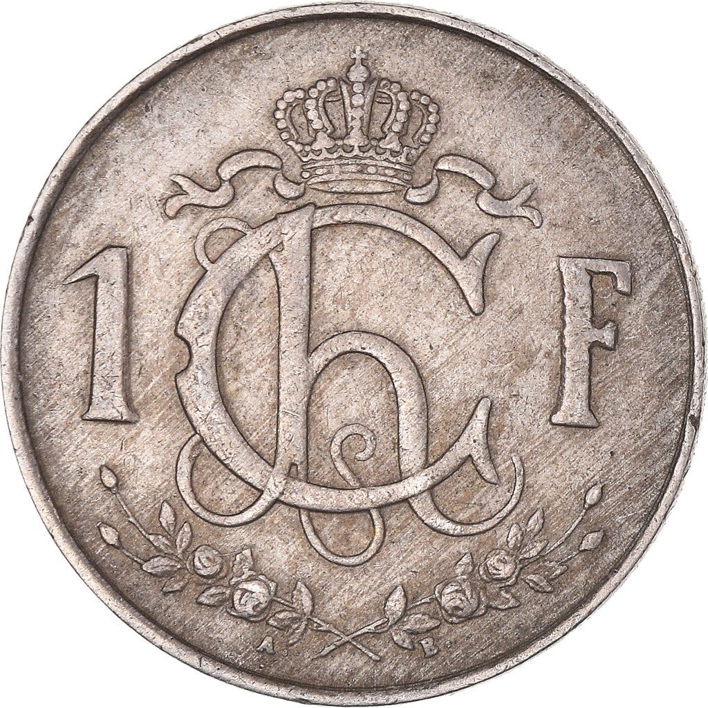 Luxembourg Coin Luxembourger 1 Franc | Charlotte | KM46.2 | 1952 - 1964