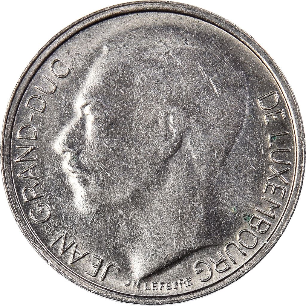 Luxembourg Coin Luxembourger 1 Franc | Prince Jean | KM55 | 1965 - 1984