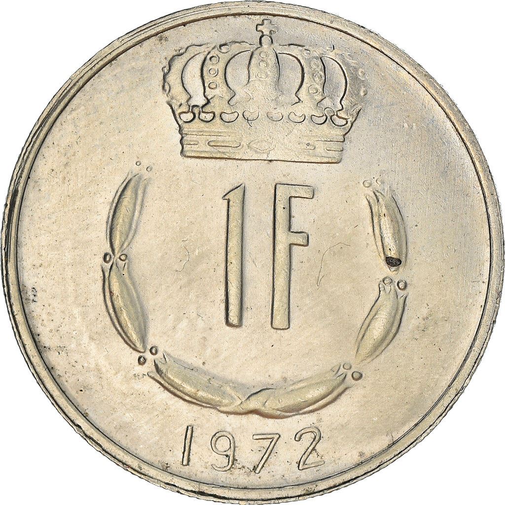 Luxembourg Coin Luxembourger 1 Franc | Prince Jean | KM55 | 1965 - 1984