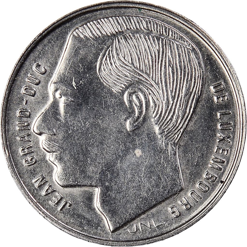 Luxembourg Coin Luxembourger 1 Franc | Prince Jean | KM63 | 1988 - 1995