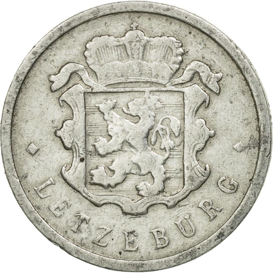 Luxembourg Coin Luxembourger 25 Centimes| Charlotte | KM45a | 1954 - 1972