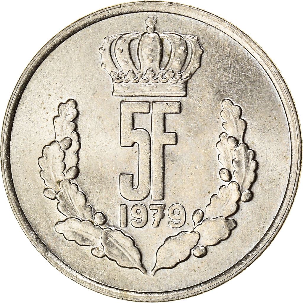 Luxembourg Coin Luxembourger 5 Francs | Prince Jean | KM56 | 1971 - 1981