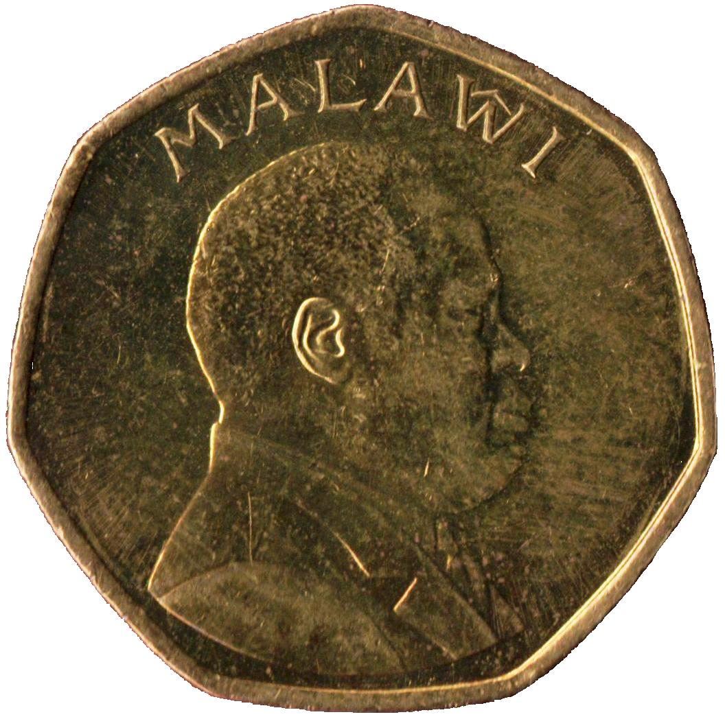 Malawi Coin Malawian 50 Tambala Coin | President Bakili Muluzi | KM30 | 1996 - 2004