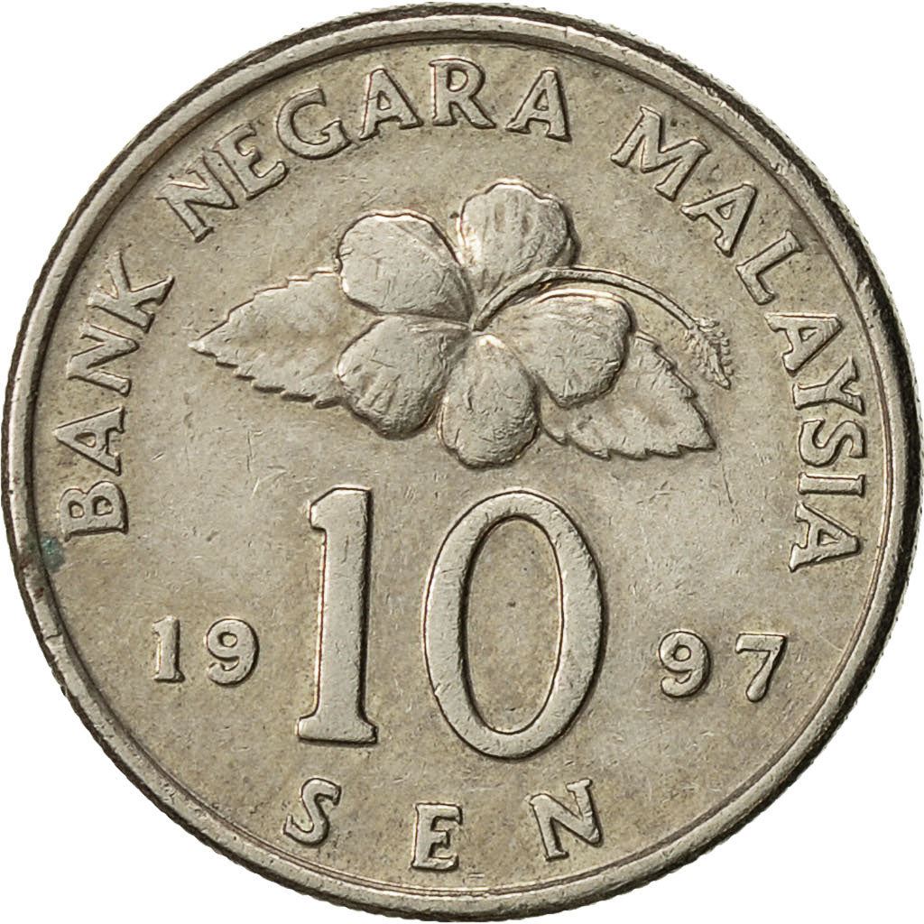 Malaysia | 10 Sen Coin | Congkak | Km:51 | 1989 - 2011