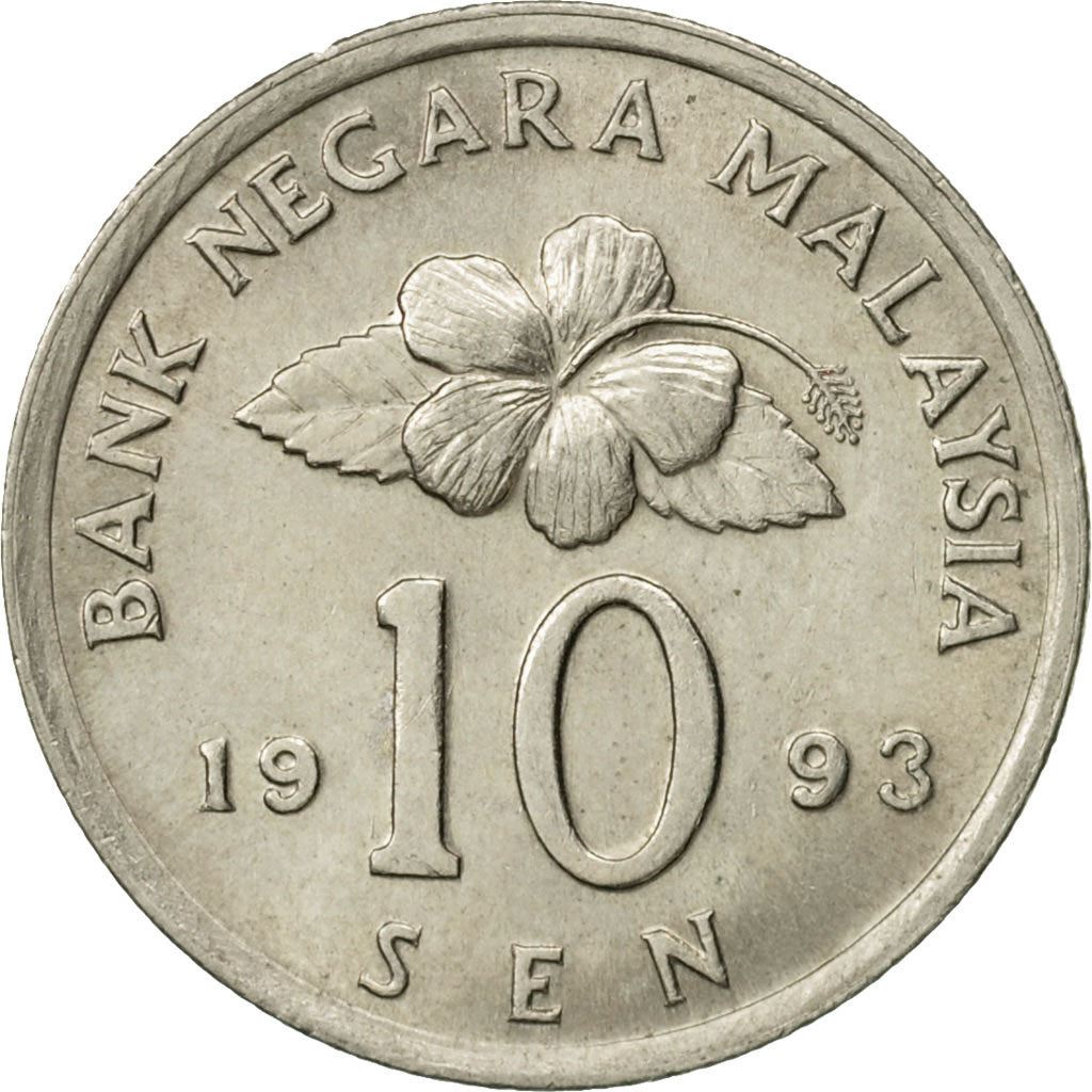 Malaysia | 10 Sen Coin | Congkak | Km:51 | 1989 - 2011