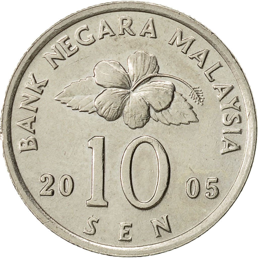 Malaysia | 10 Sen Coin | Congkak | Km:51 | 1989 - 2011