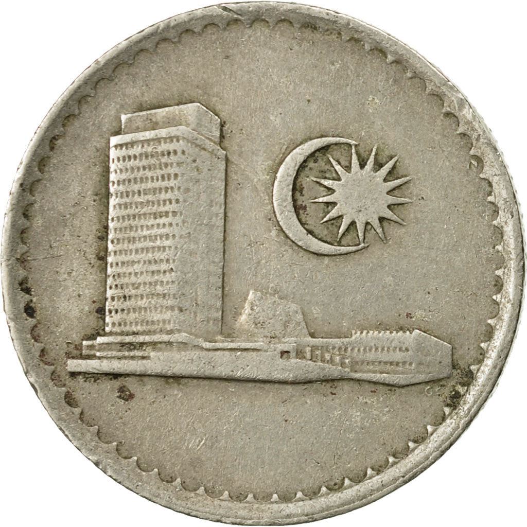 Malaysia | 10 Sen Coin | Parliament building | Km:3 | 1967 - 1988