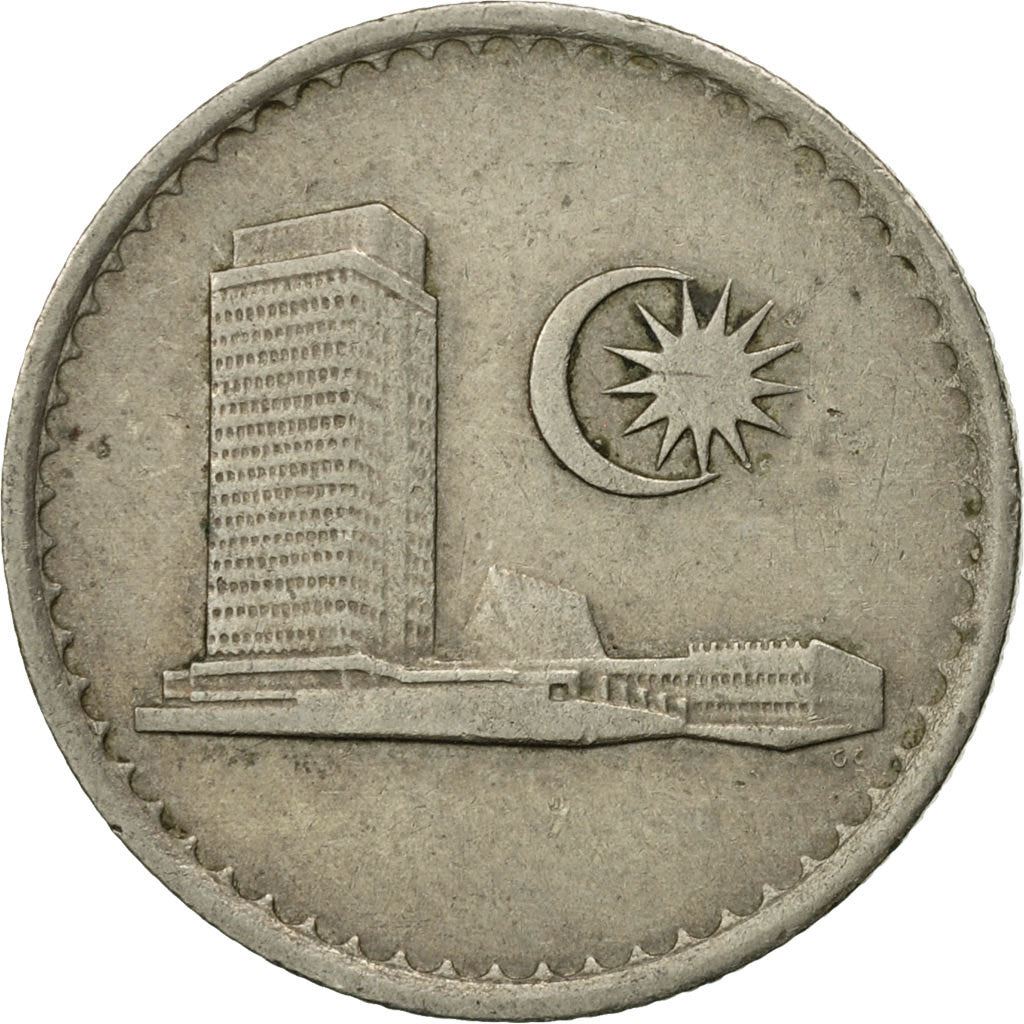 Malaysia | 10 Sen Coin | Parliament building | Km:3 | 1967 - 1988