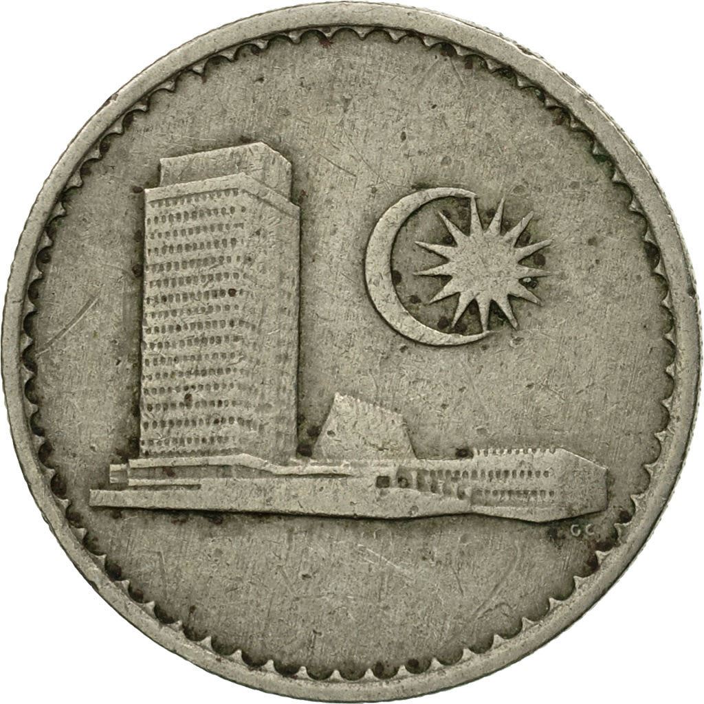 Malaysia | 10 Sen Coin | Parliament building | Km:3 | 1967 - 1988