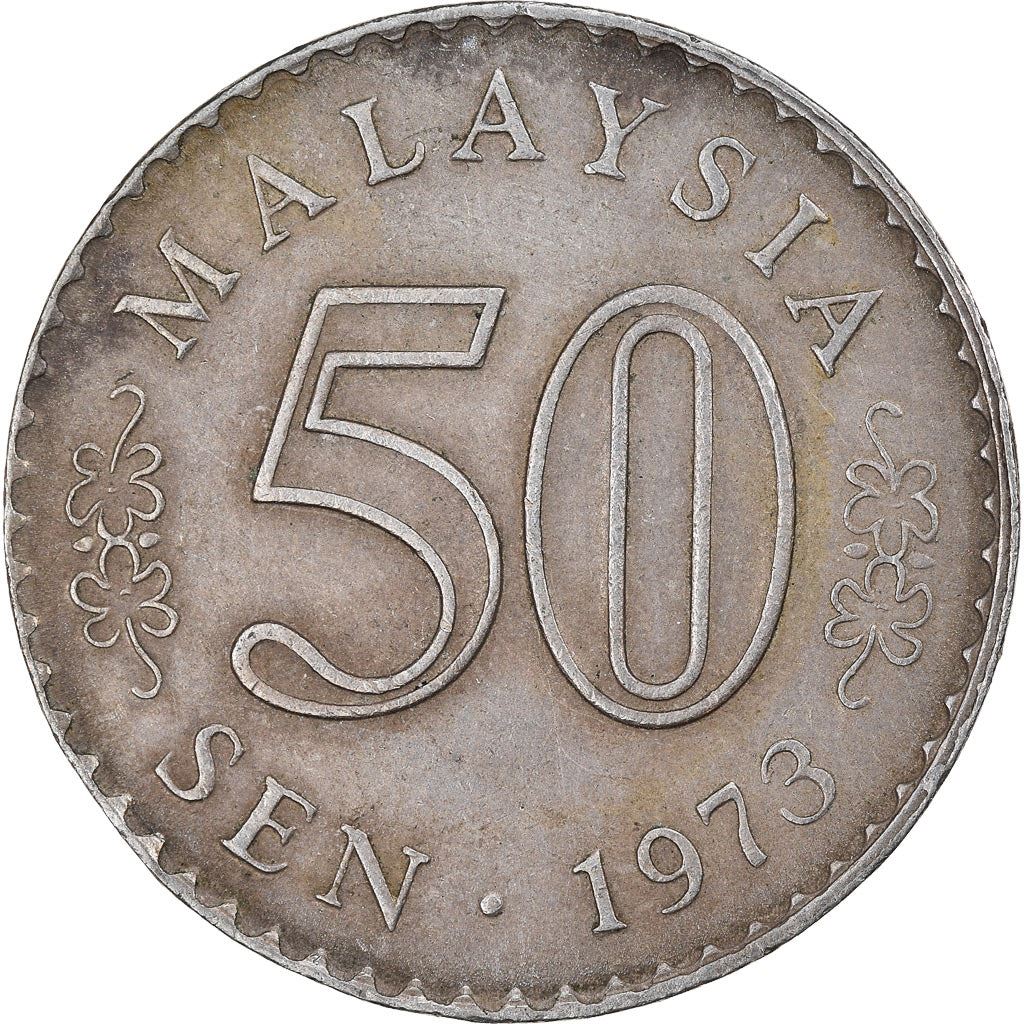 Malaysia | 50 Sen Coin | Parliament house | Km:5 | 1967 - 1988