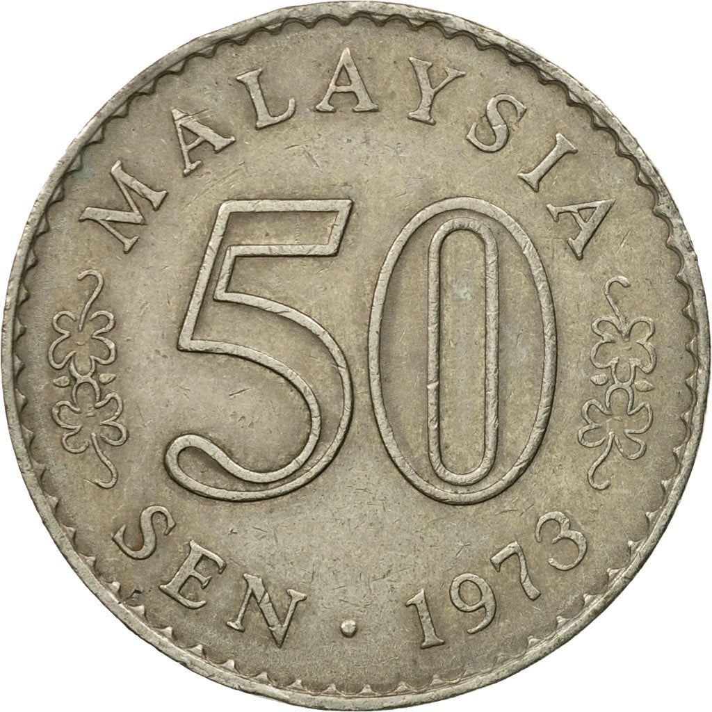 Malaysia | 50 Sen Coin | Parliament house | Km:5 | 1967 - 1988