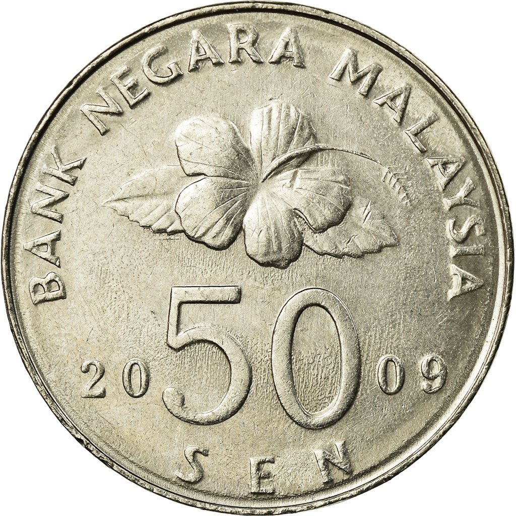 Malaysia | 50 Sen Coin | Wau kite | Km:53 | 1989 - 2011