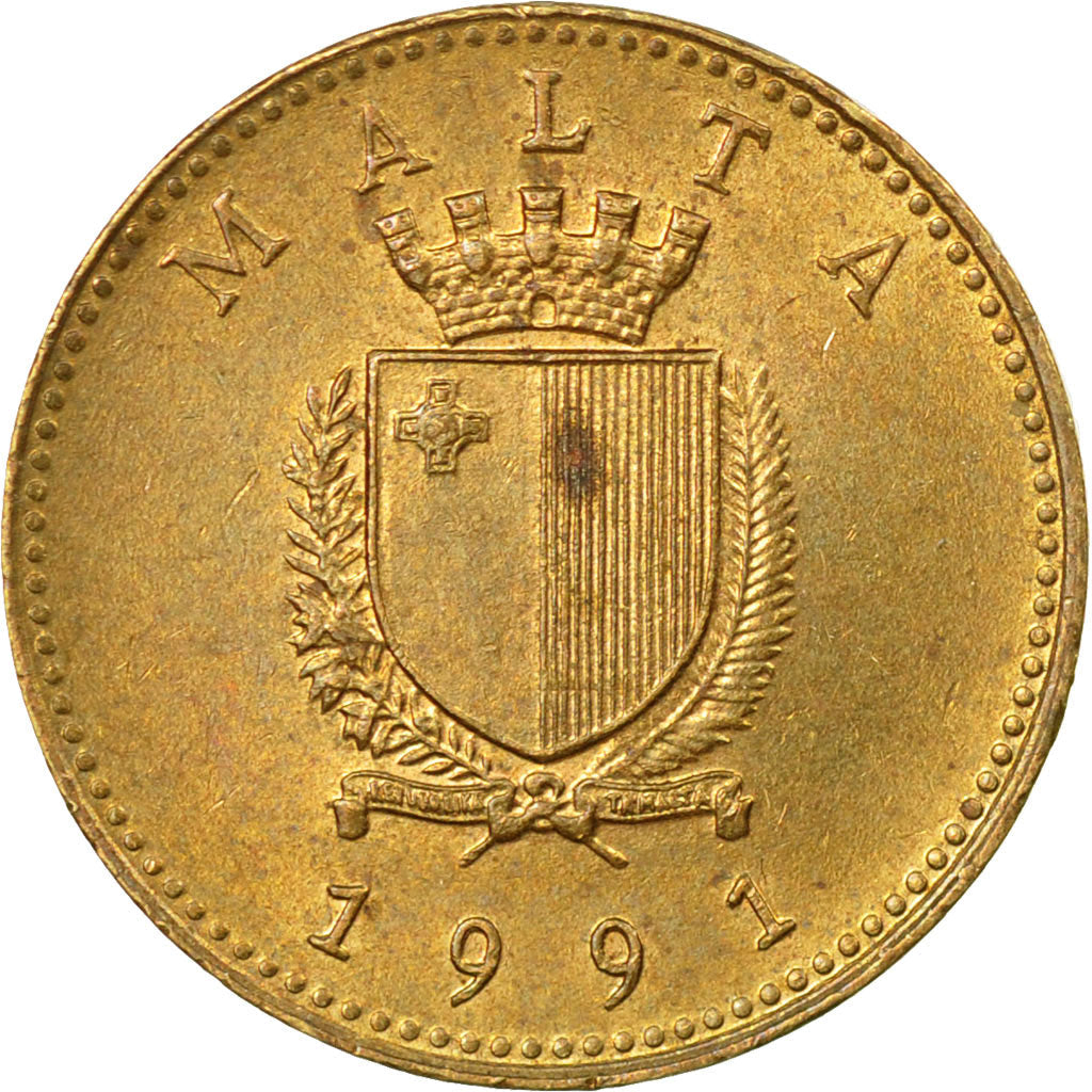 Malta Coin Maltese 1 Cent | Weasel | KM93 | 1991 - 2007